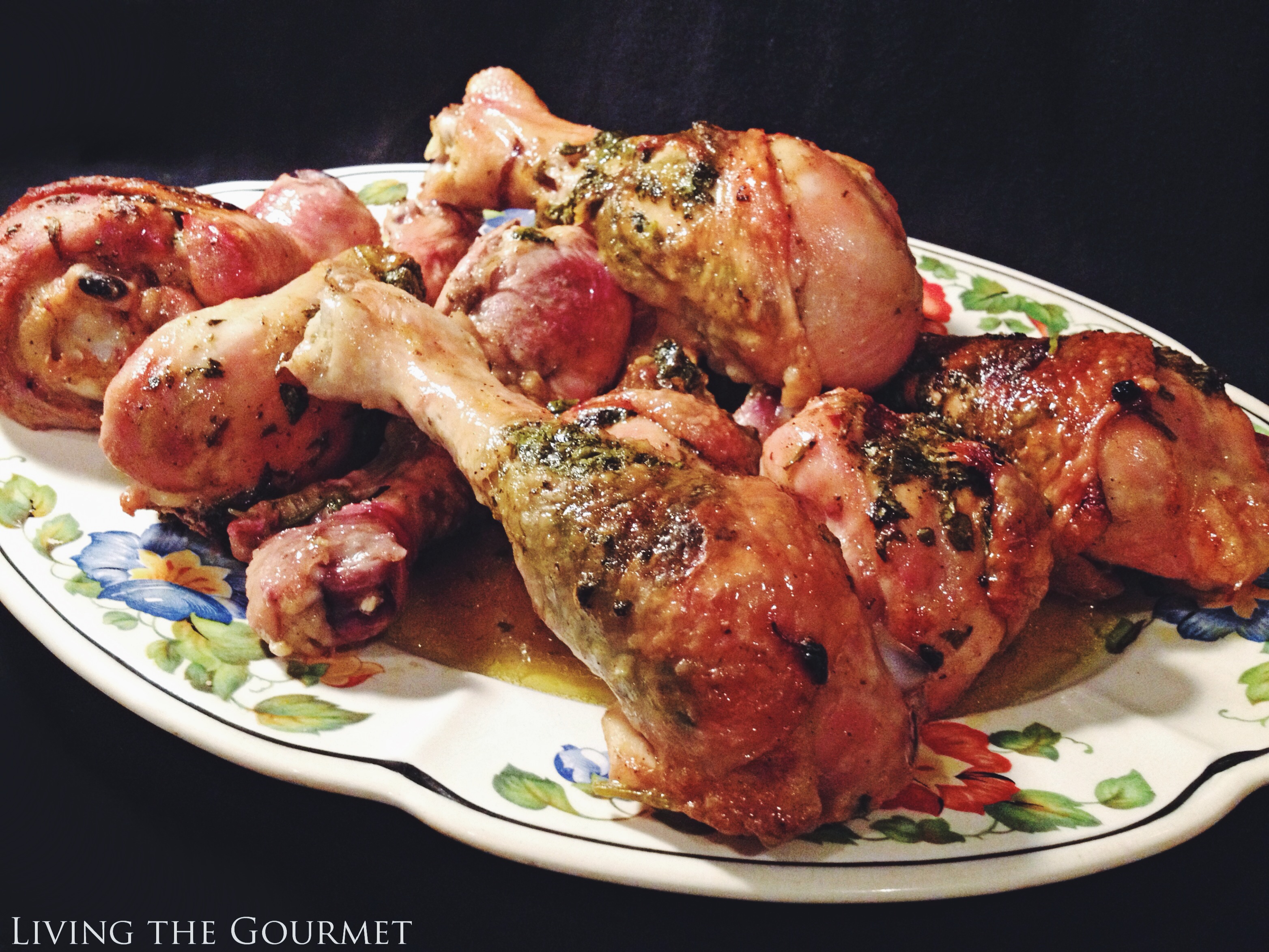 Living the Gourmet: Stuffed Chicken Legs