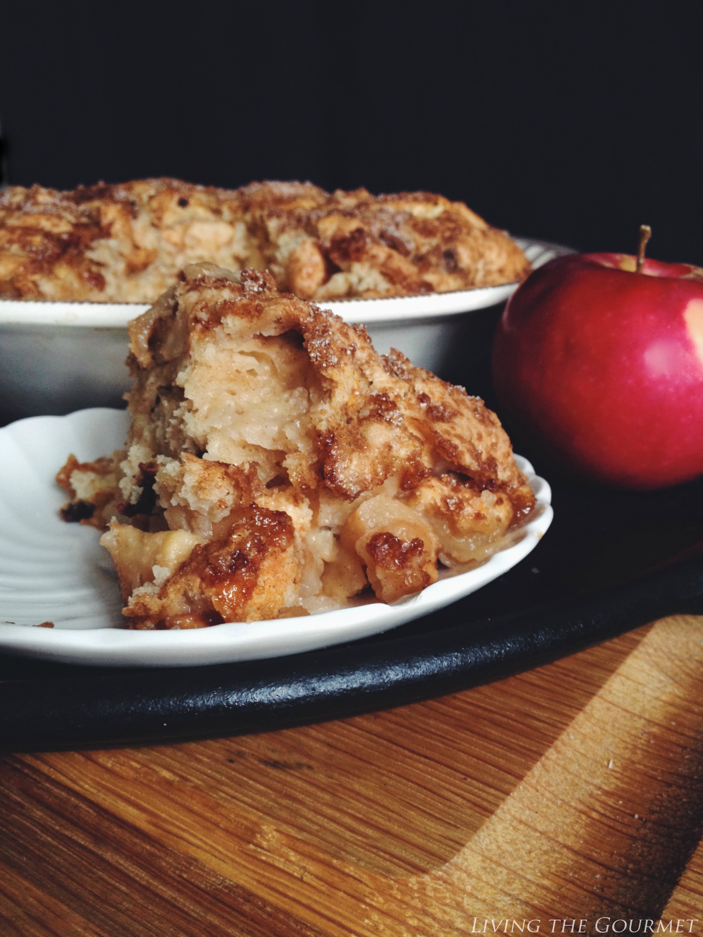 Living the Gourmet: Apple Chunck Breakfast Cake