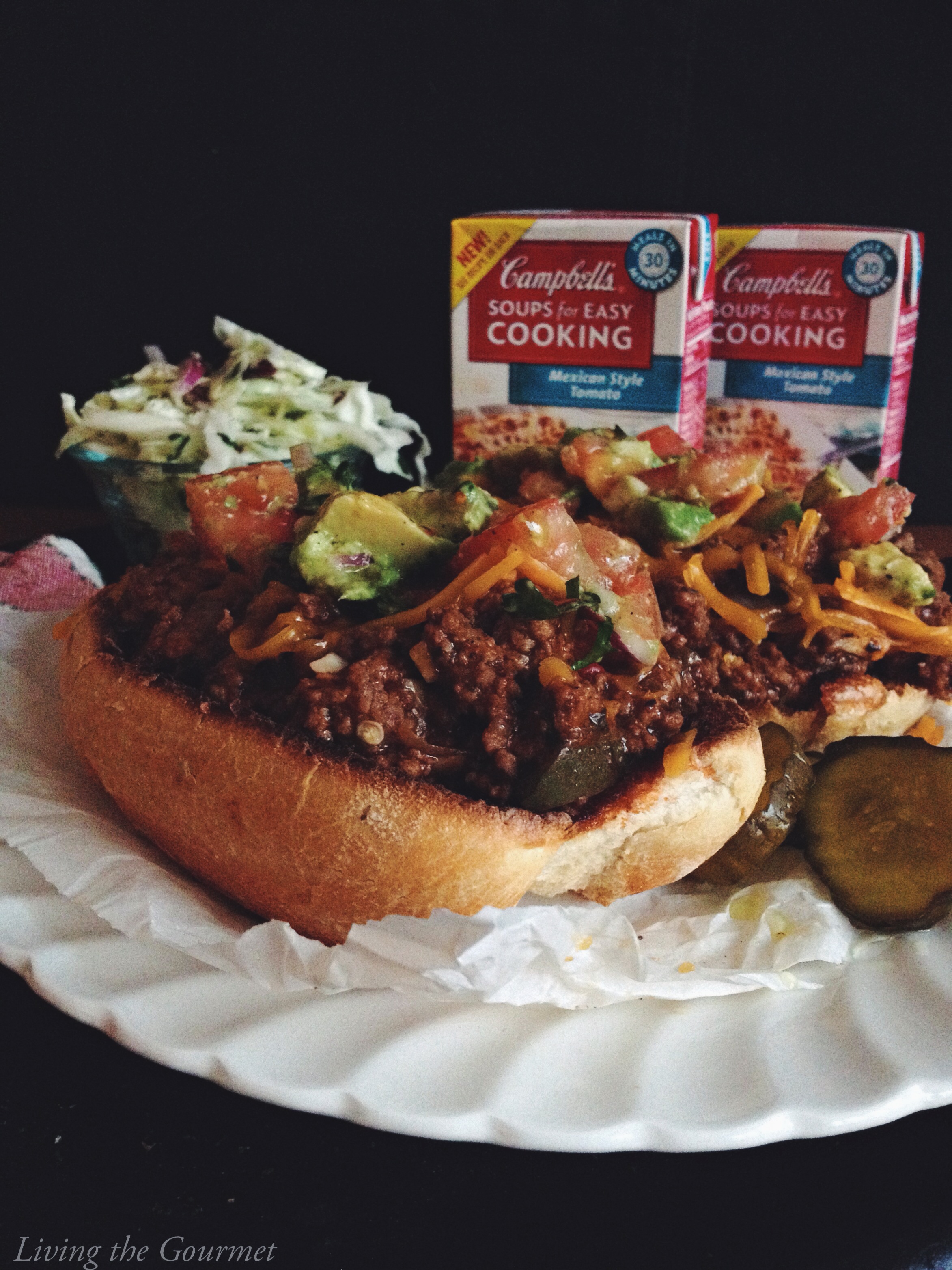 Living the Gourmet: Mexican Style Sloppy Joes