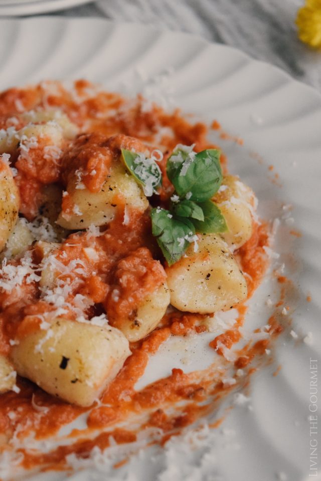 Ricotta Gnocchi Alla Vodka Living The Gourmet