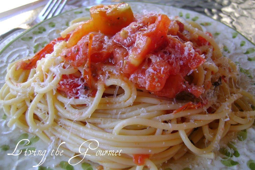 Garden Fresh Tomato Sauce & Spaghetti