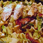 Macaroni with Grilled Veggies and Chicken