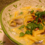 Creamy Mushroom Soup ~ with a “Kick”!!