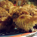 Brown Sugar Crumb Topping Blueberry Muffins!!!