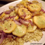 ~ Yellow Squash with Fragrant Rice ~