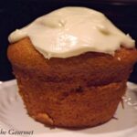 Fresh Carrot Muffins with Vanilla Icing
