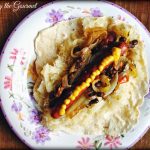 Hot Dogs with Black Beans Featuring Frank’s Kraut