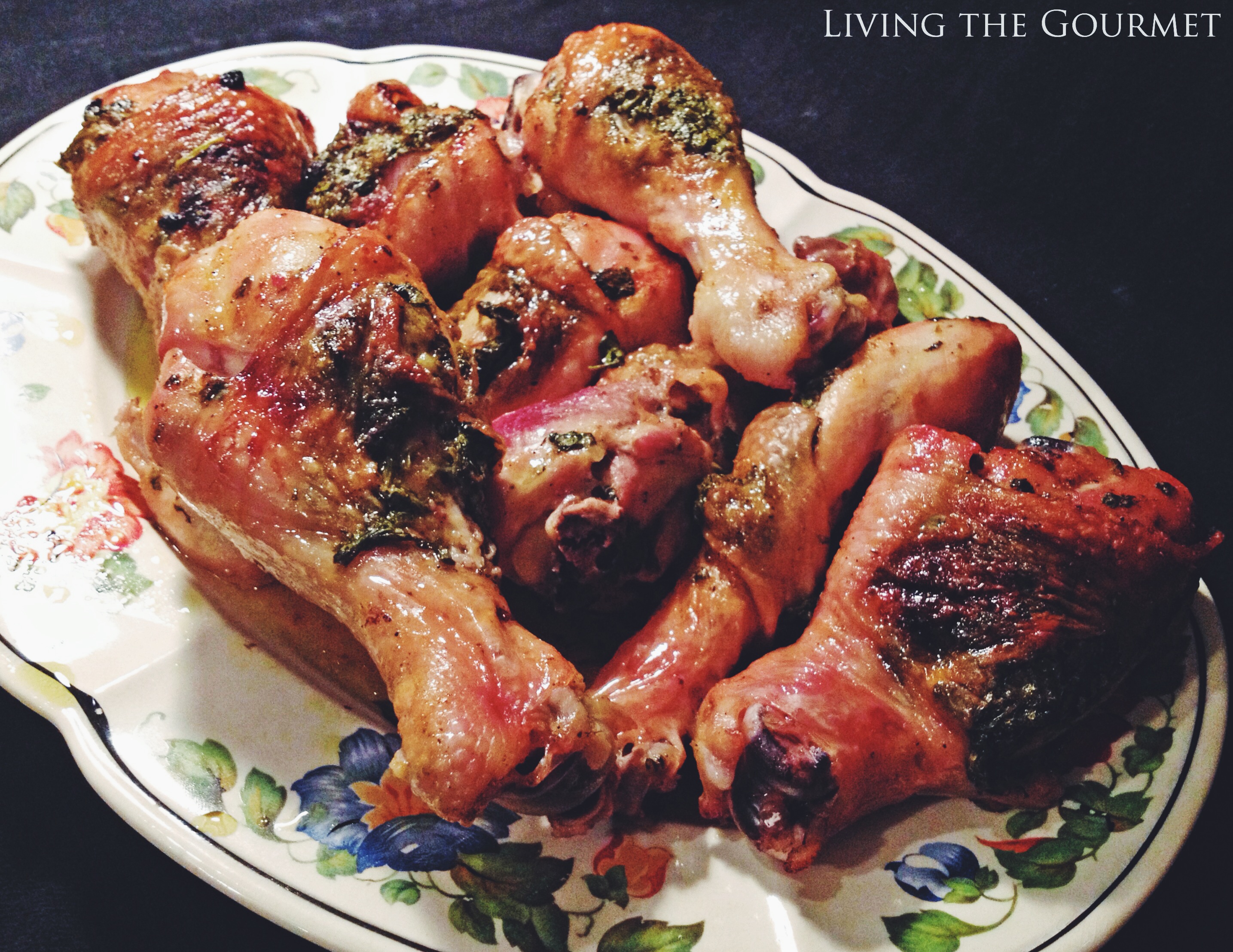 Living the Gourmet: Stuffed Chicken Legs