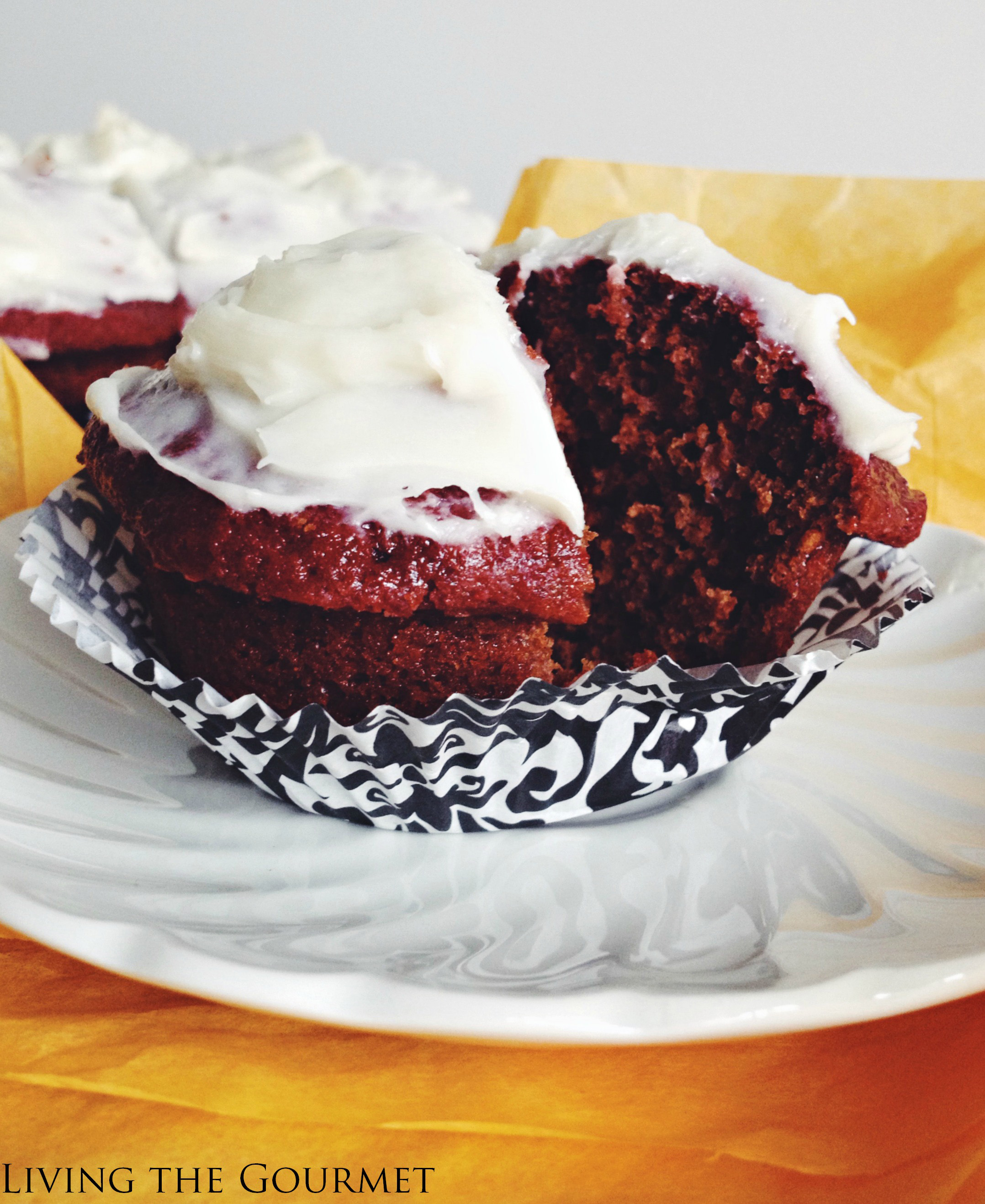 Living the Gourmet: Red Velvet Beet Cupcakes