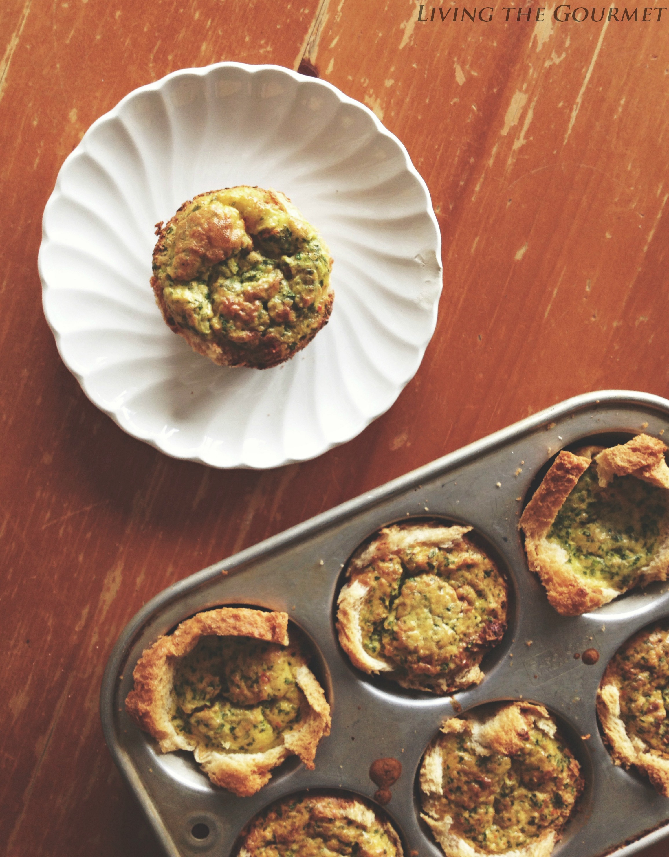 Living the Gourmet: Mini Egg Quiches