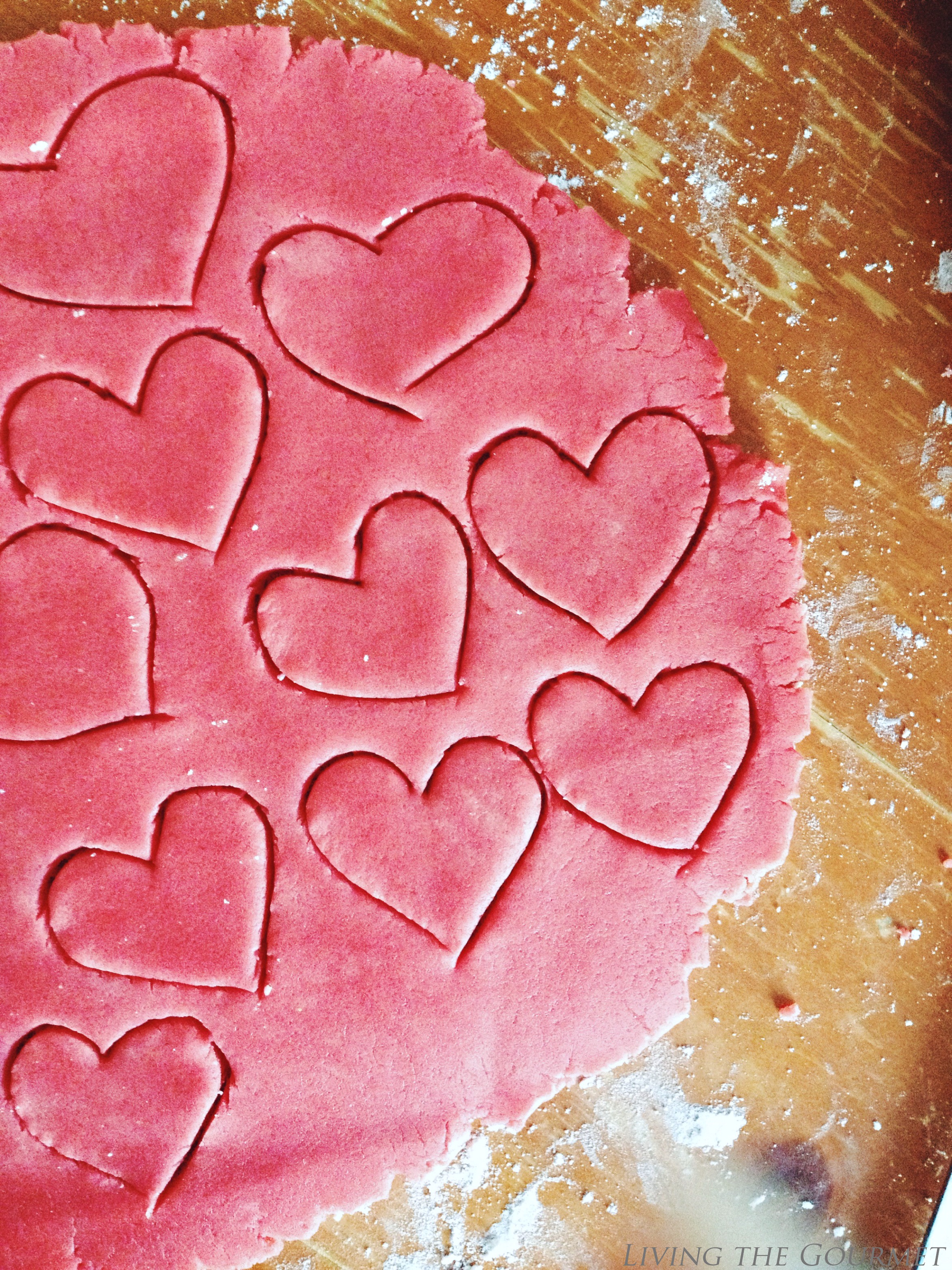Living the Gourmet: Jell-O Valentine’s Day Cookies