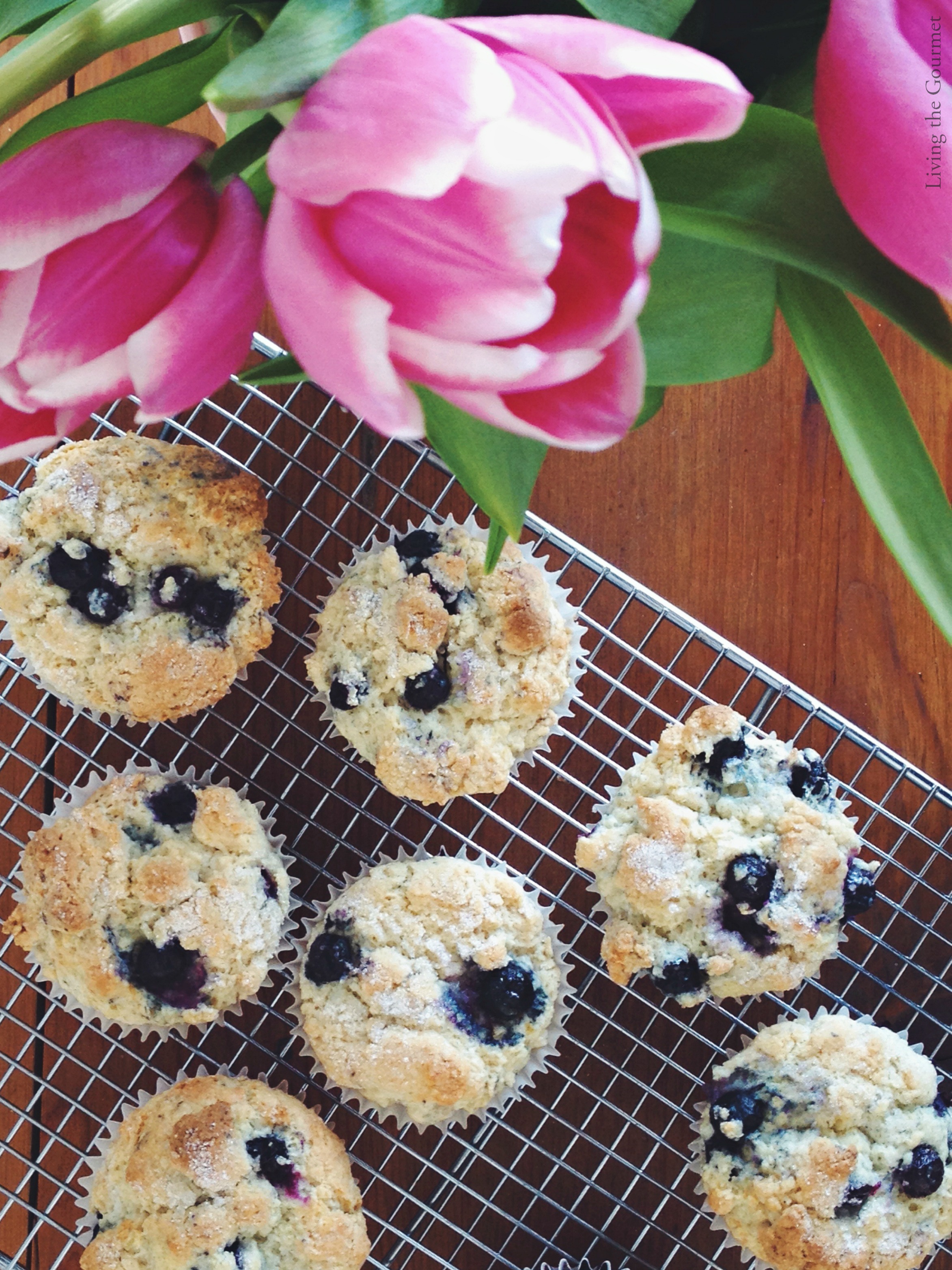 March #SecretRecipeClub- Easy Blueberry Muffins - Living The Gourmet