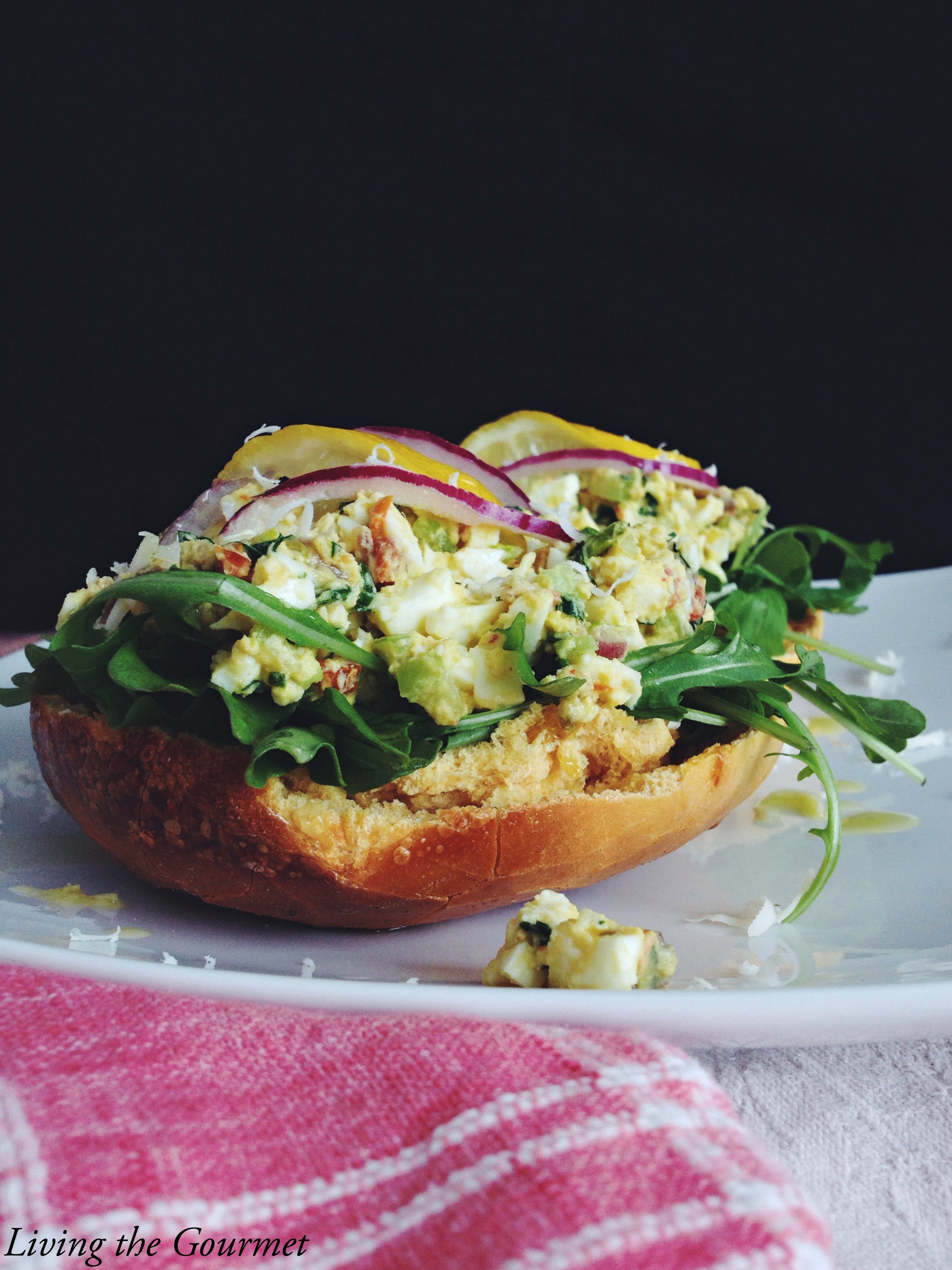 Living the Gourmet: Mediterranean Style Egg Salad