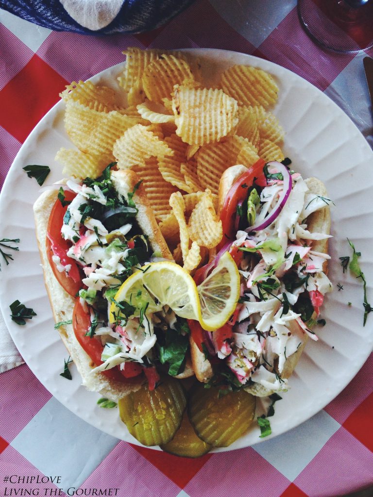 Crab Salad Roll & Cape Cod Chips Living The Gourmet