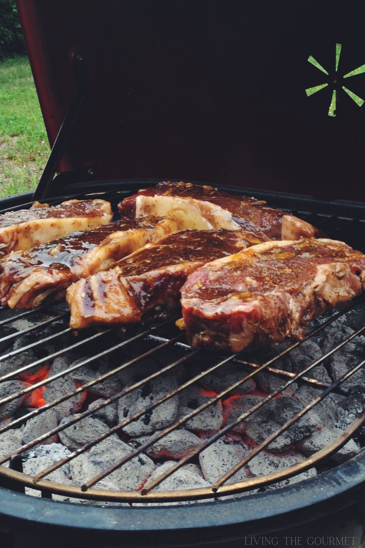 Grilled Orange Marmalade Marinated Steaks