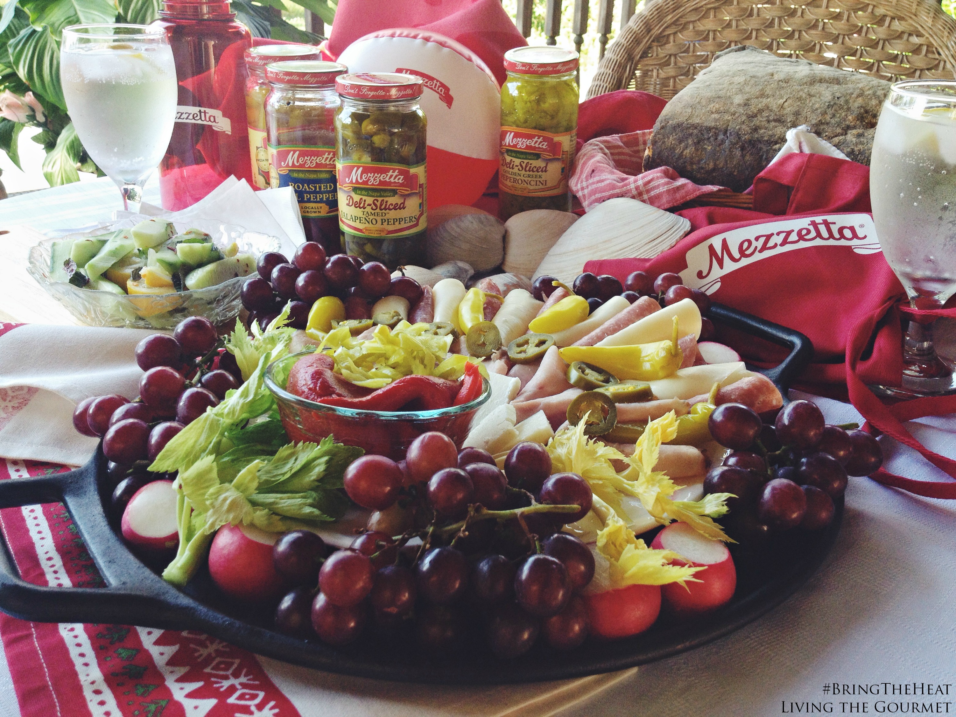 Living the Gourmet: Mezzetta Summertime Antipasto #BringTheHeat #sp