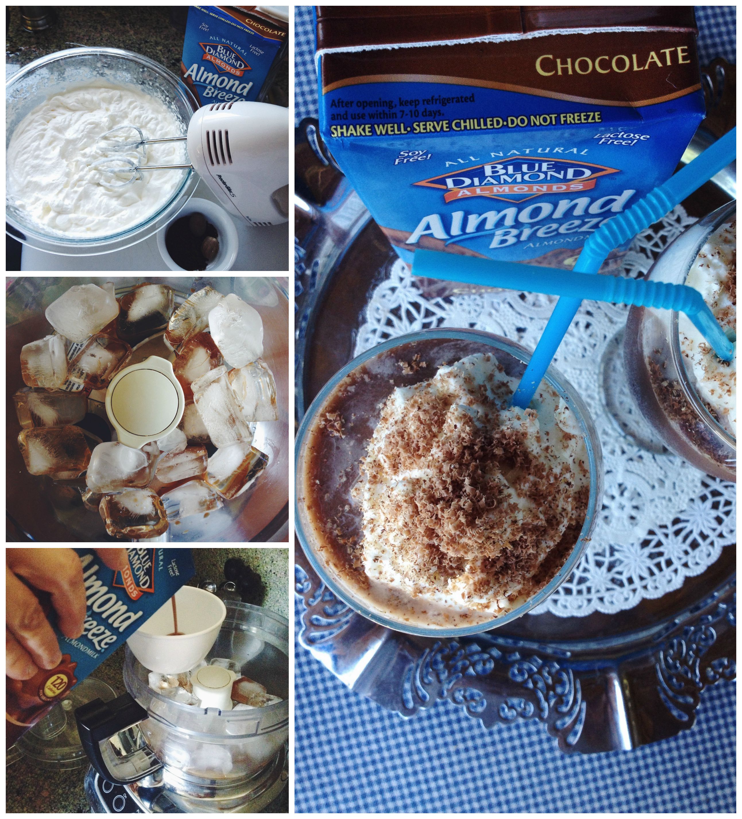 Living the Gourmet: Almond Milk Chocolate Frosty