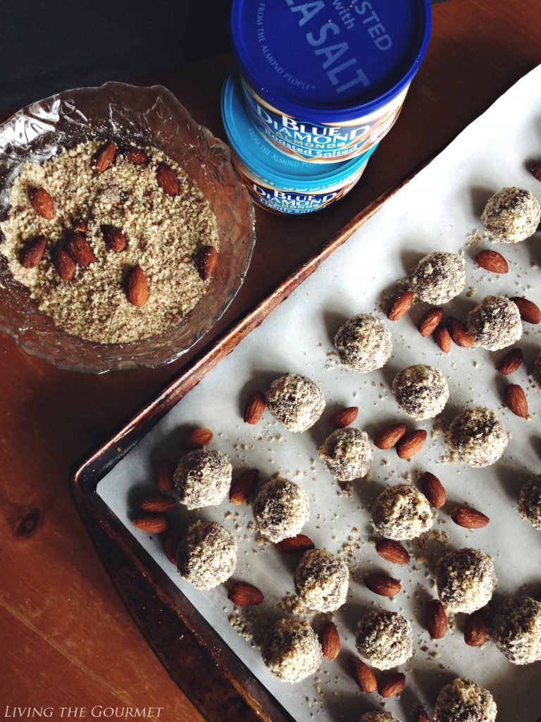 Almond Cocoa Energy Bites Living The Gourmet Almond Cocoa Energy Bites Living The Gourmet