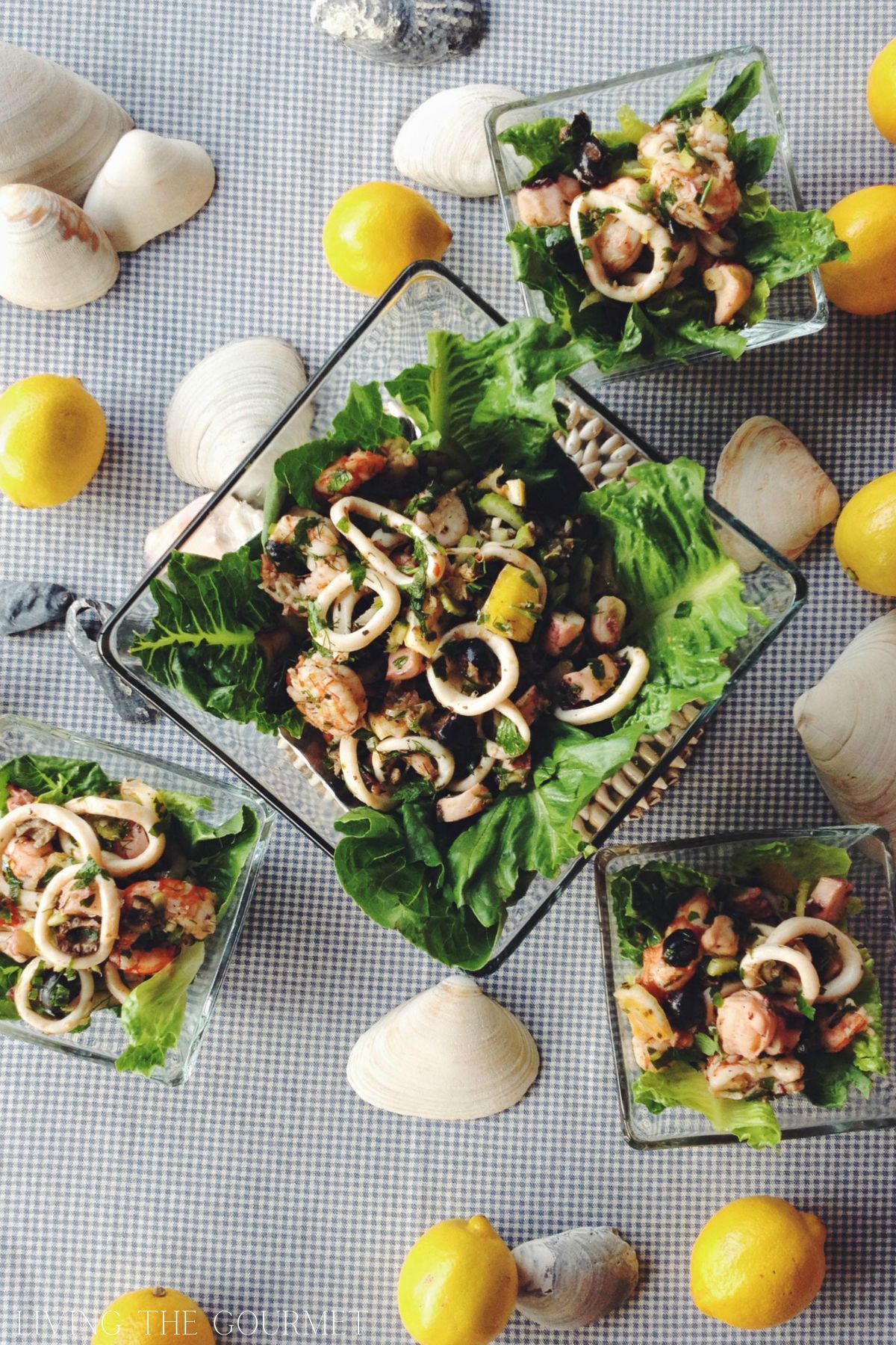 Calamari and Shrimp Salad