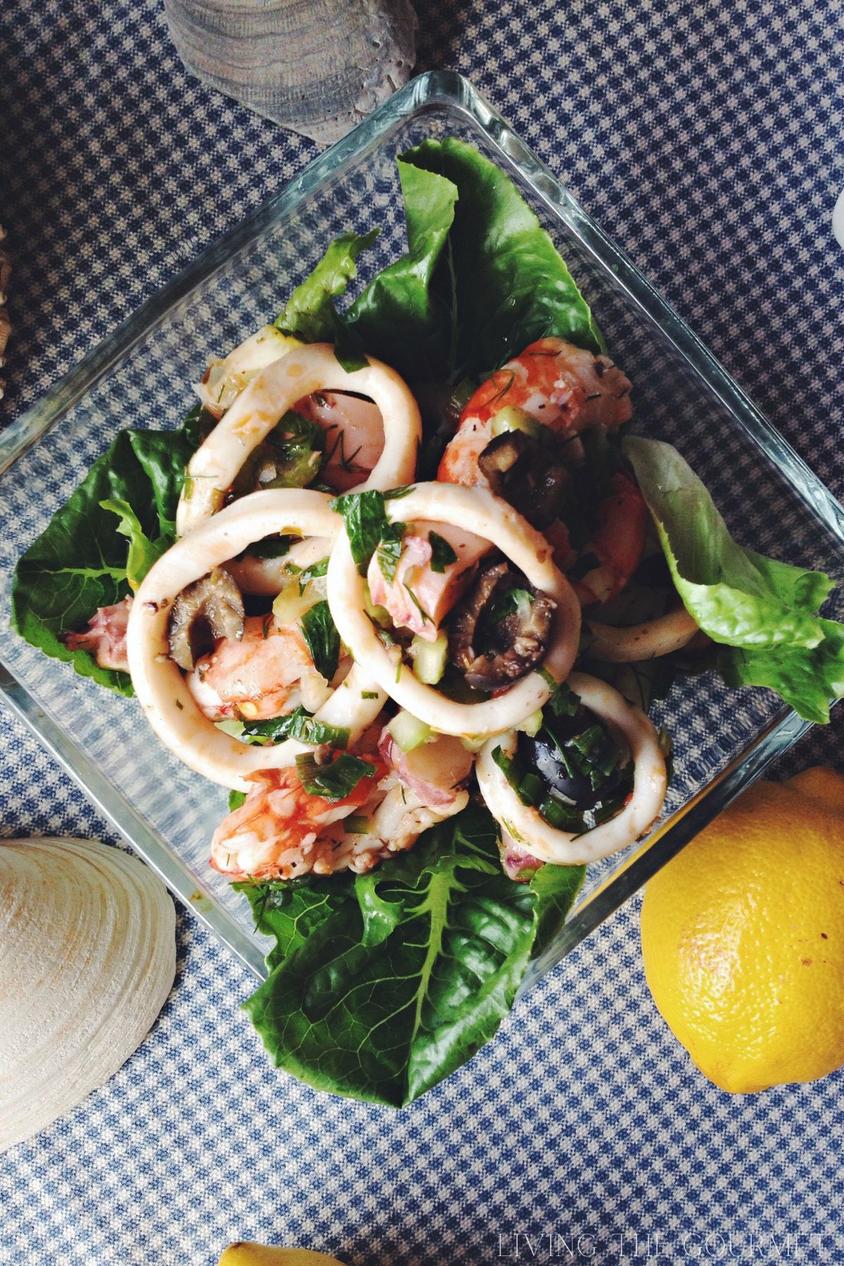 Calamari and Shrimp Salad