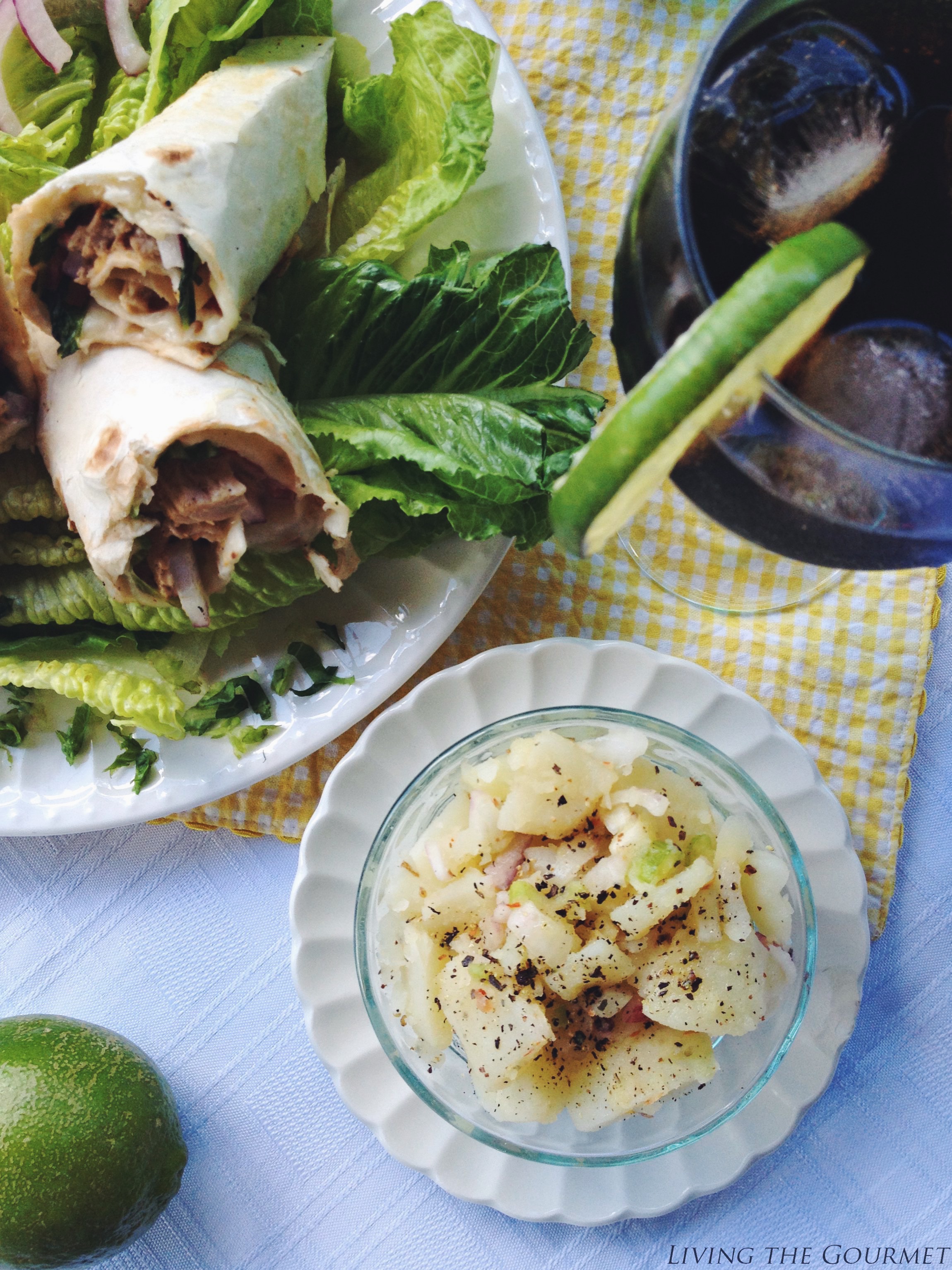 Living the Gourmet: Marketside Chicken Wraps & Potato Salad | #EffortlessMeals #Ad