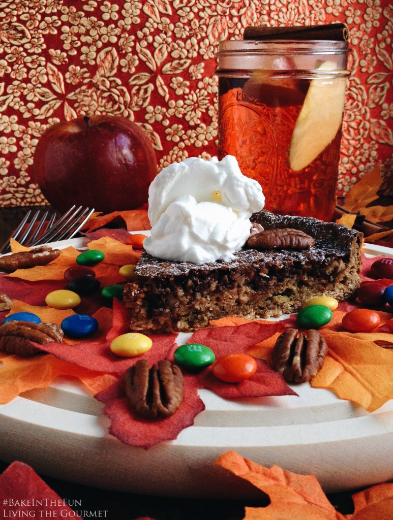 Living the Gourmet: Chocolate Pecan Pie & Spiced Apple Juice | #BakeInTheFun  #Ad