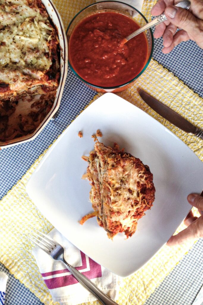 Eggplant and Zucchini Parmesan