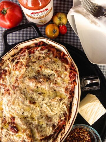 Eggplant and Zucchini Parmesan