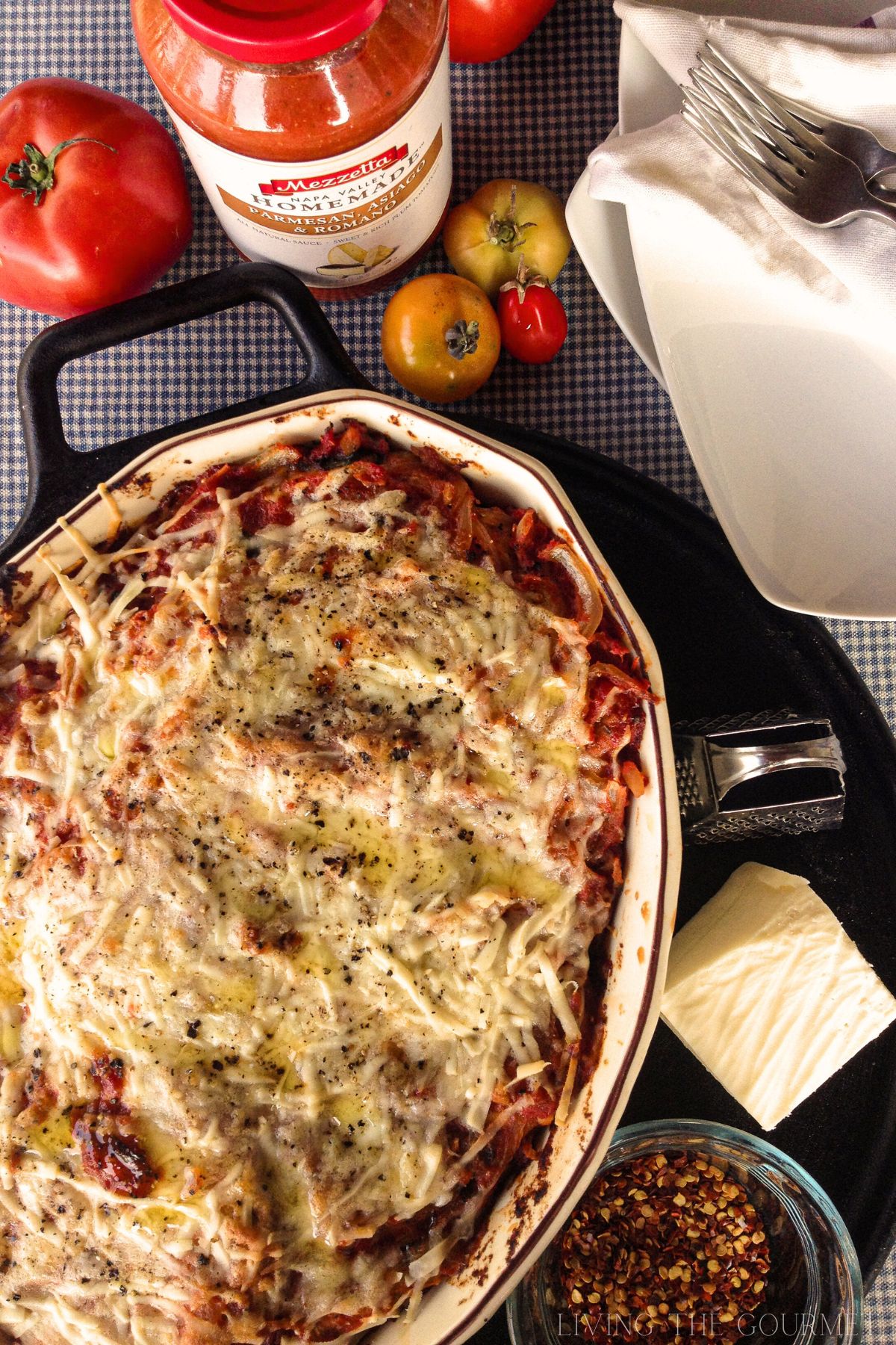 Eggplant and Zucchini Parmesan