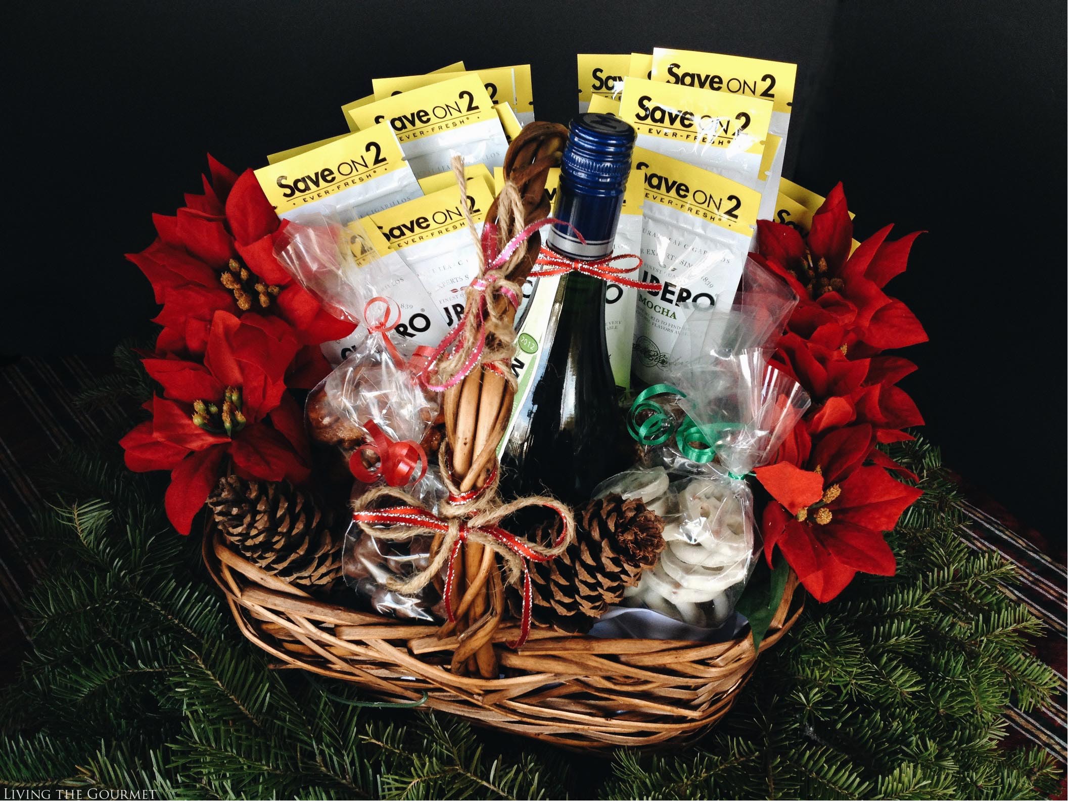 Living the Gourmet: Holiday Gift Guide: Gift Basket for Him | #masteryourblend #ad