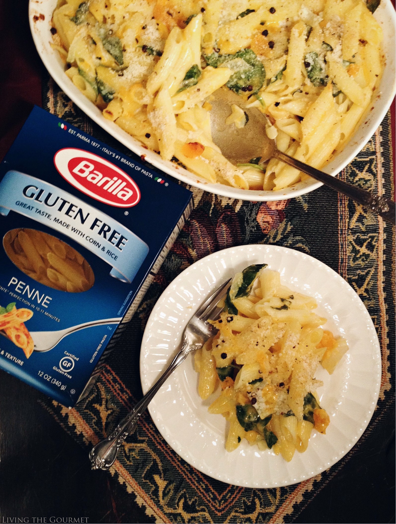 Living the Gourmet: Gluten Free Penne Mac and Cheese | #GlutenFreeBarilla #Pmedia #ad