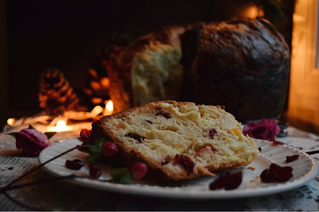Living the Gourmet: Holiday Panettone with Craisins | #BetterWithCraisins #ad