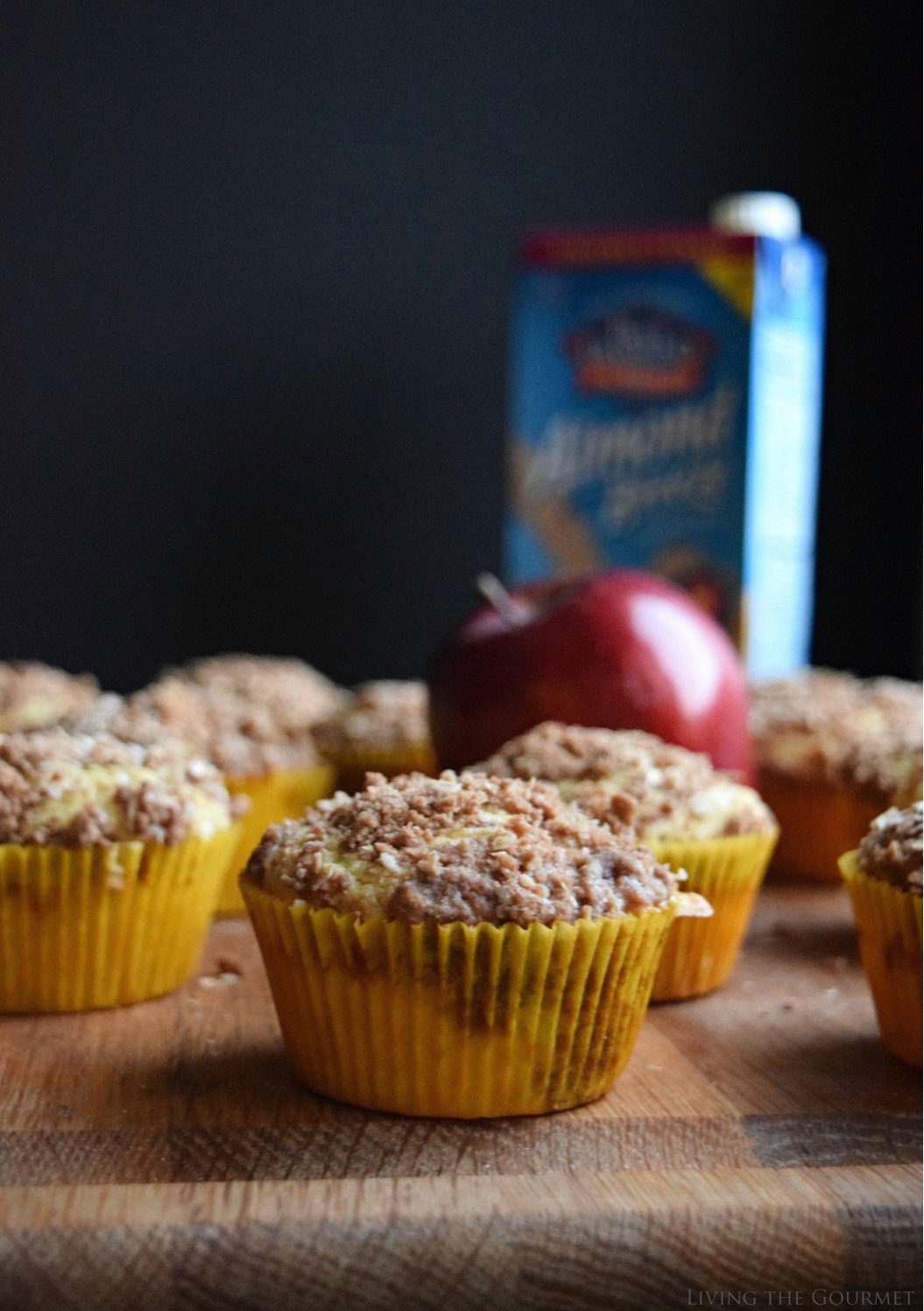 Living the Gourmet: Apple Cornmeal Muffins | #ad