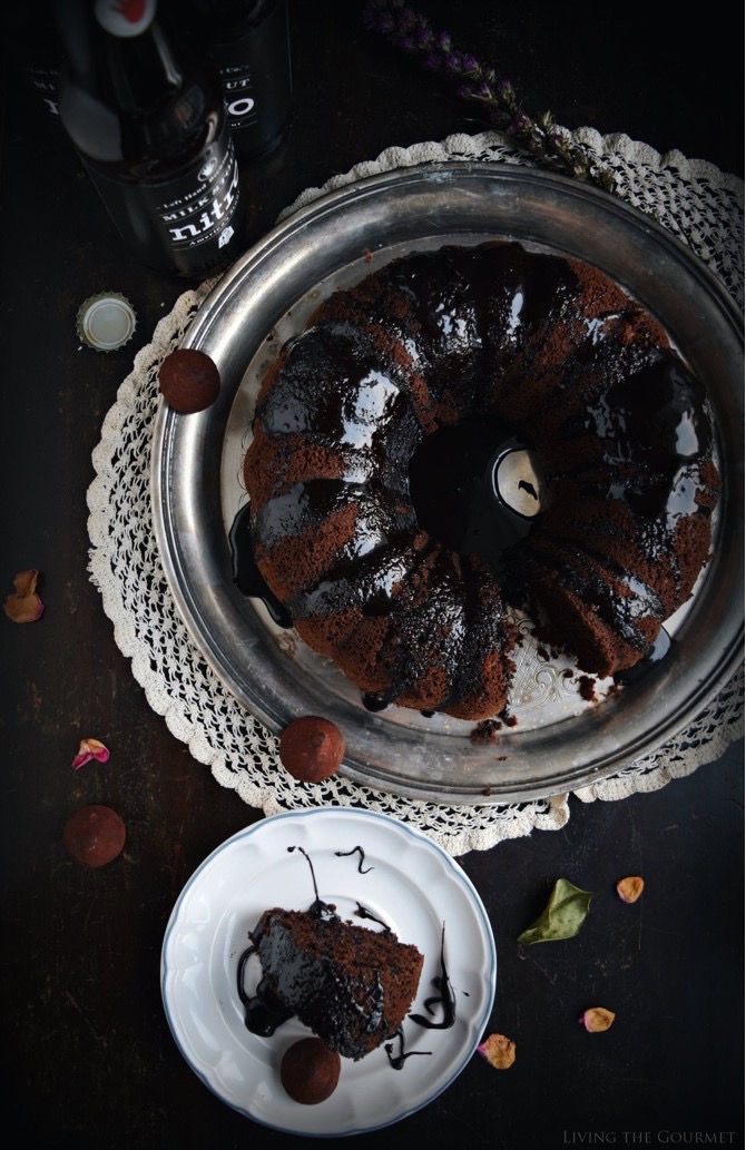 Dark Chocolate Stout Bundt | #BuntBakers - Living The Gourmet