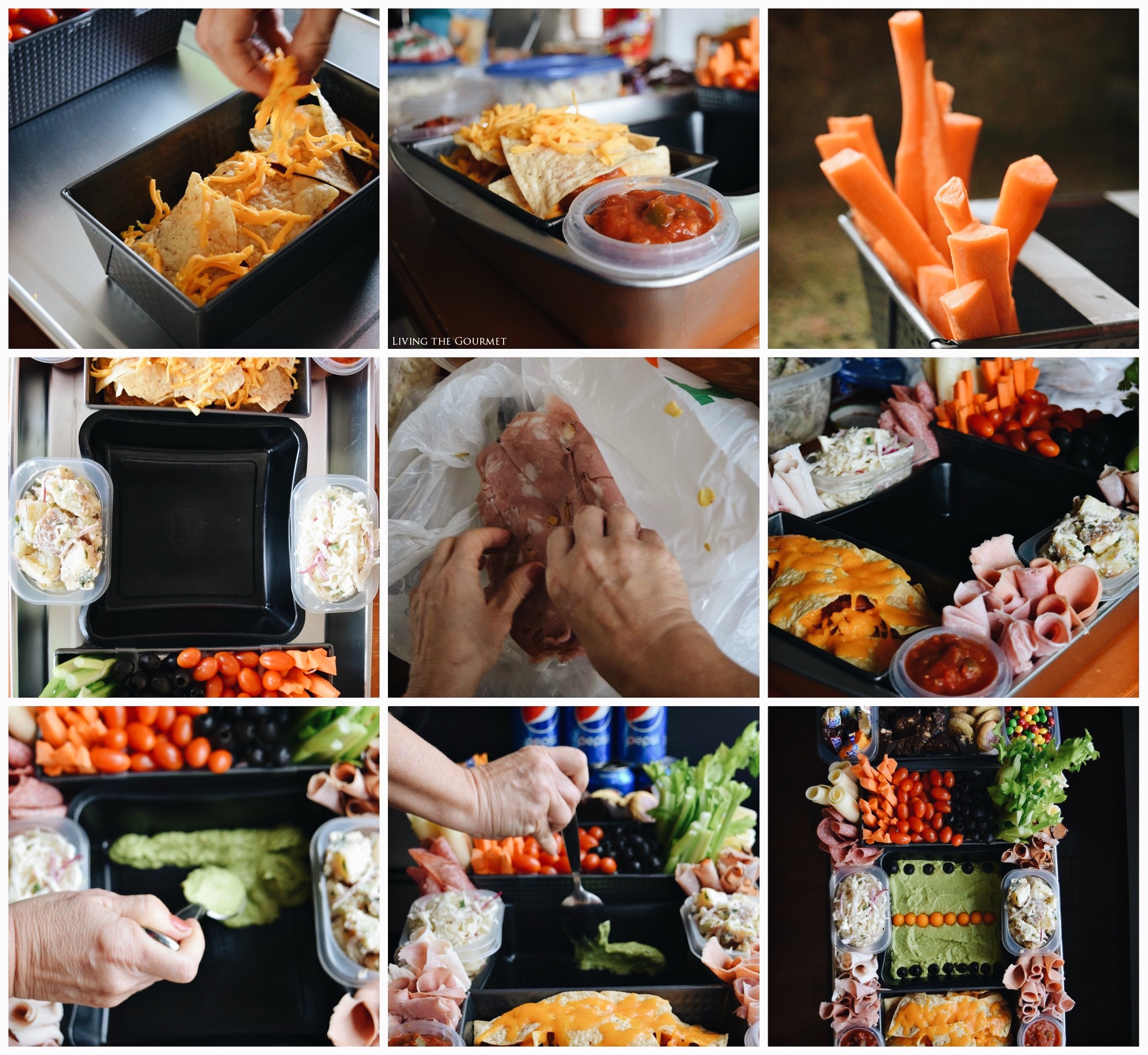 Living the Gourmet: Ultimate Gameday Snack Stadium | #GameDayGlory #ad
