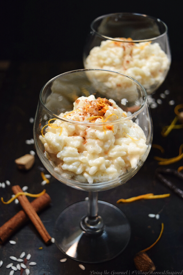 Living the Gourmet: Arborio Rice Pudding | #VillageHarvestInspired