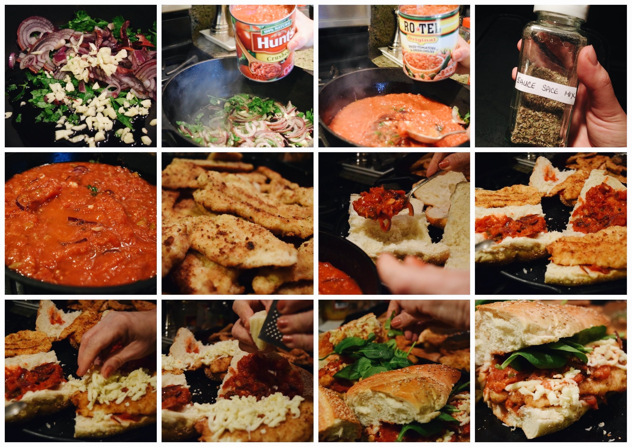 Living the Gourmet: Chicken Cutlet Parmesan Heroes | #YesYouCAN #Ad