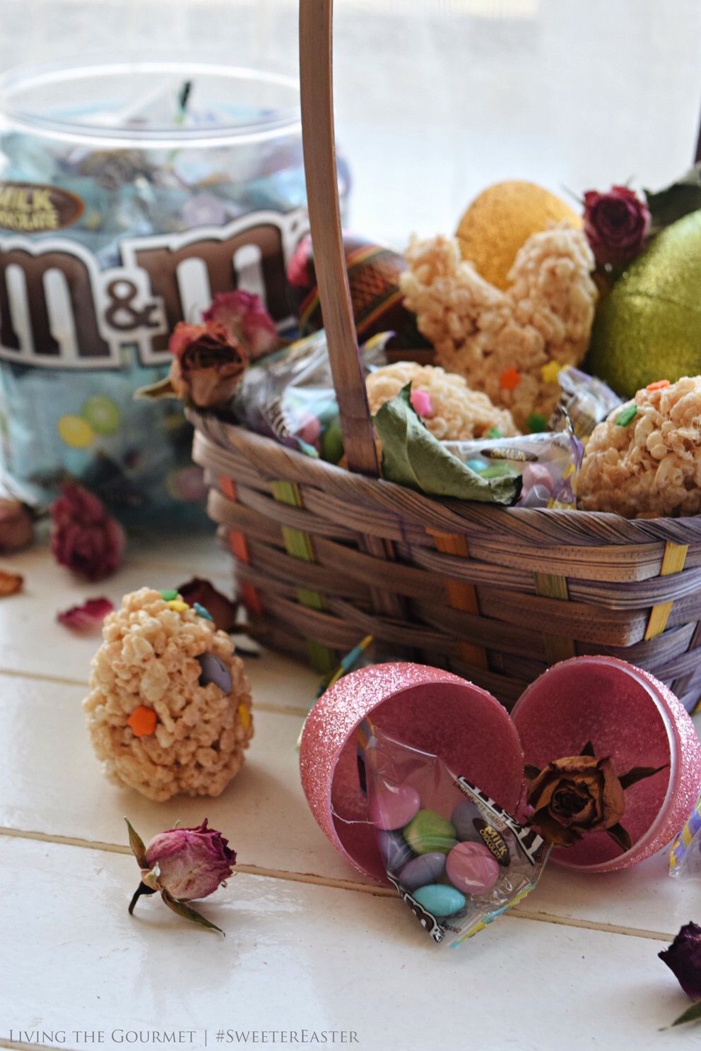 Living the Gourmet: Easter Rice Treats | #SweeterEaster #Ad