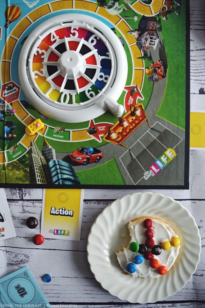 Living the Gourmet: Wheel of Life Sugar Cookies | #GameNightIn #Ad