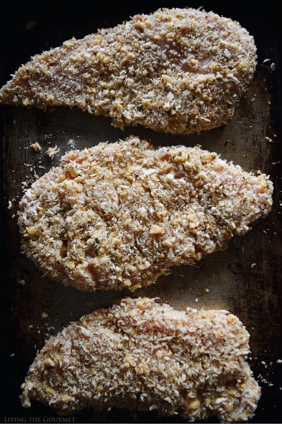 Living the Gourmet: Panko and Walnut Crusted Chicken Cutlets | #BlackBoxSummer #Ad