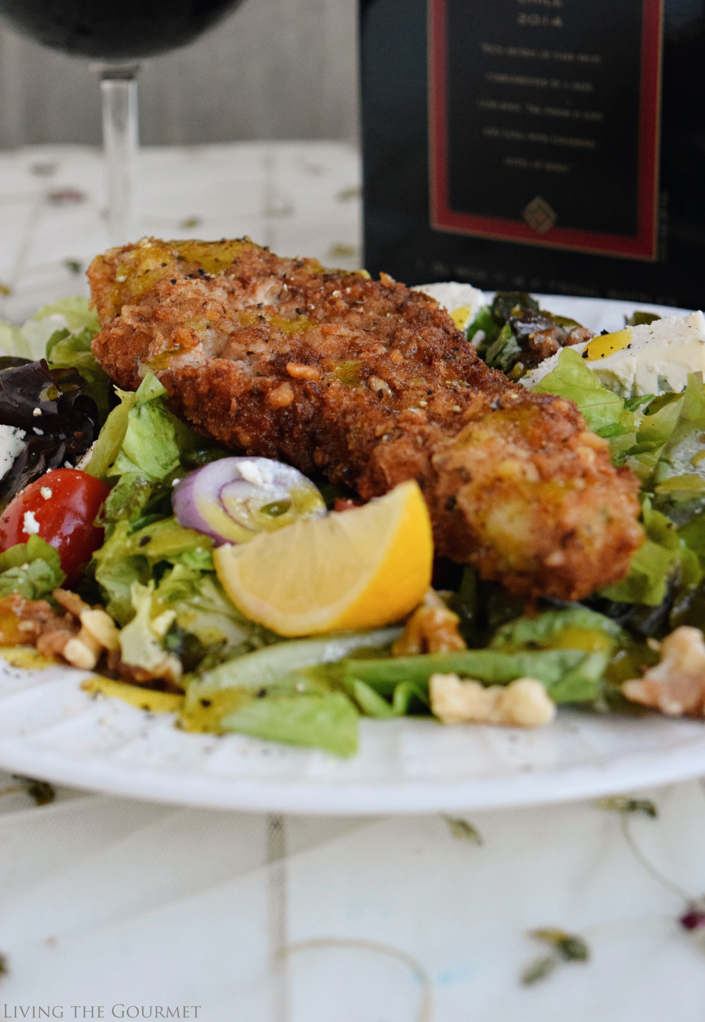 Living the Gourmet: Panko and Walnut Crusted Chicken Cutlets | #BlackBoxSummer #Ad