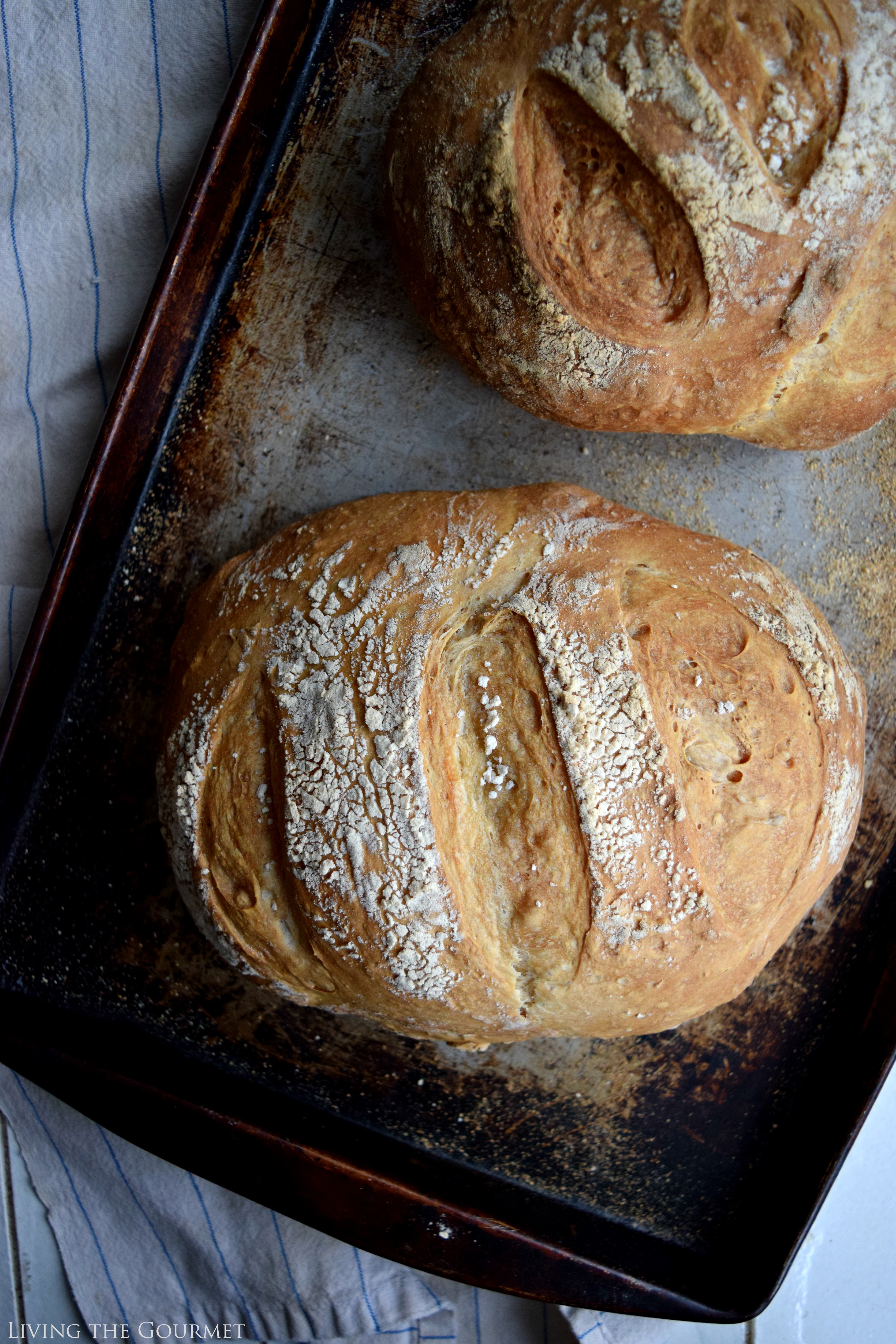 Living the Gourmet: Boule (Artisan Free-Form Loaf)