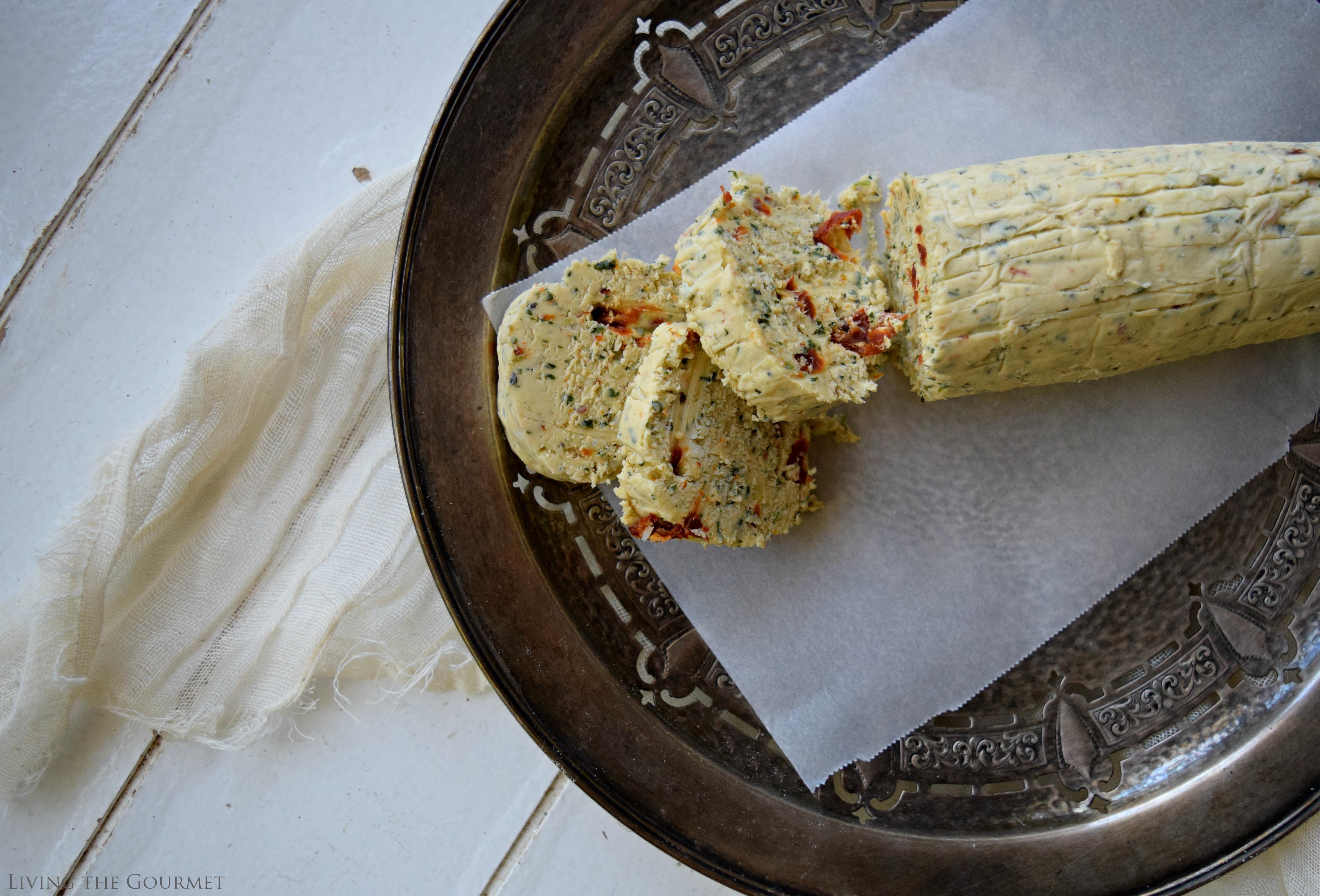 Grilled Hasselback Potatoes with Compound Butter