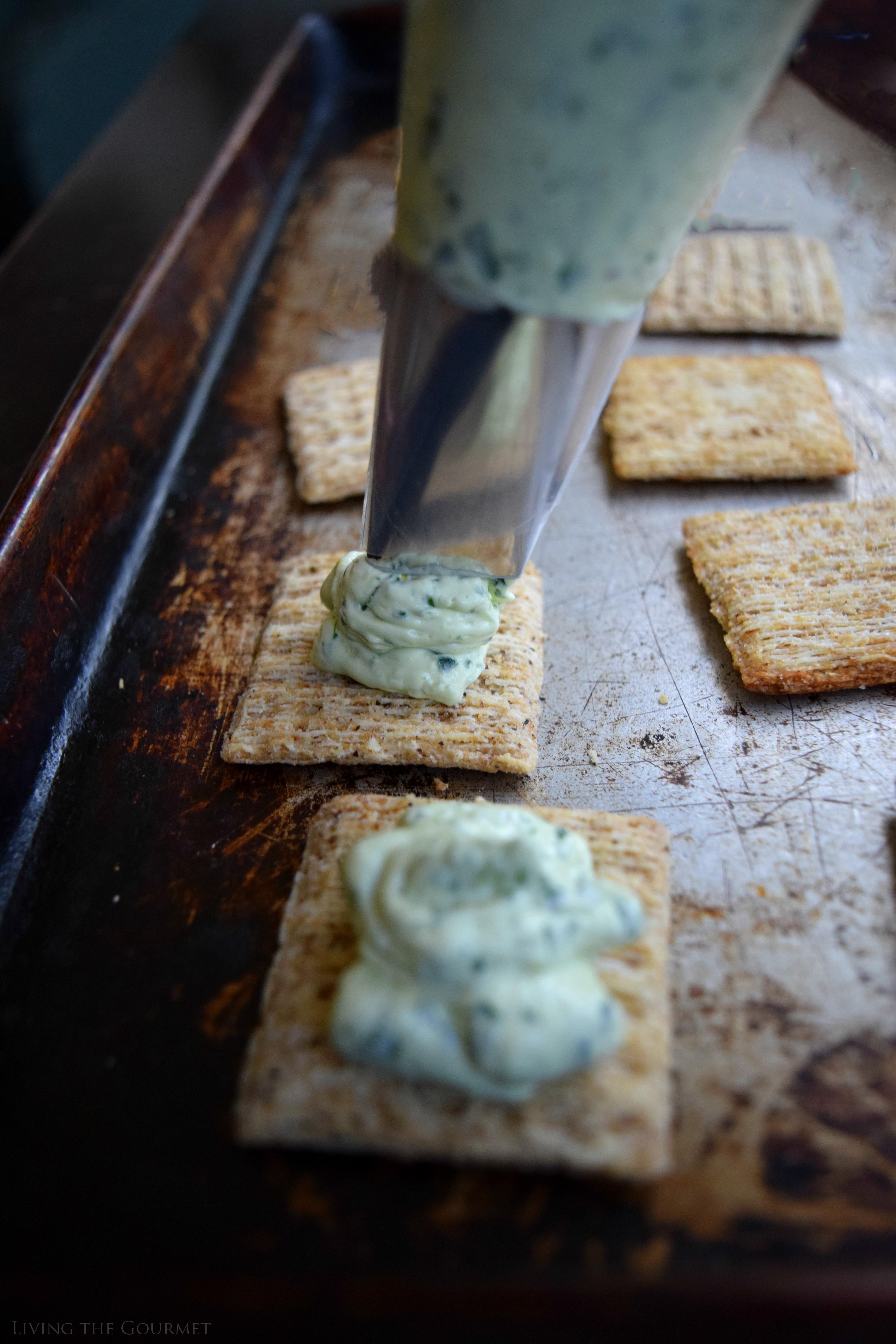 Living the Gourmet: Fresh Cream Cheese Gremolata Hors D'oeuvres | #MadeForMore #Walmart