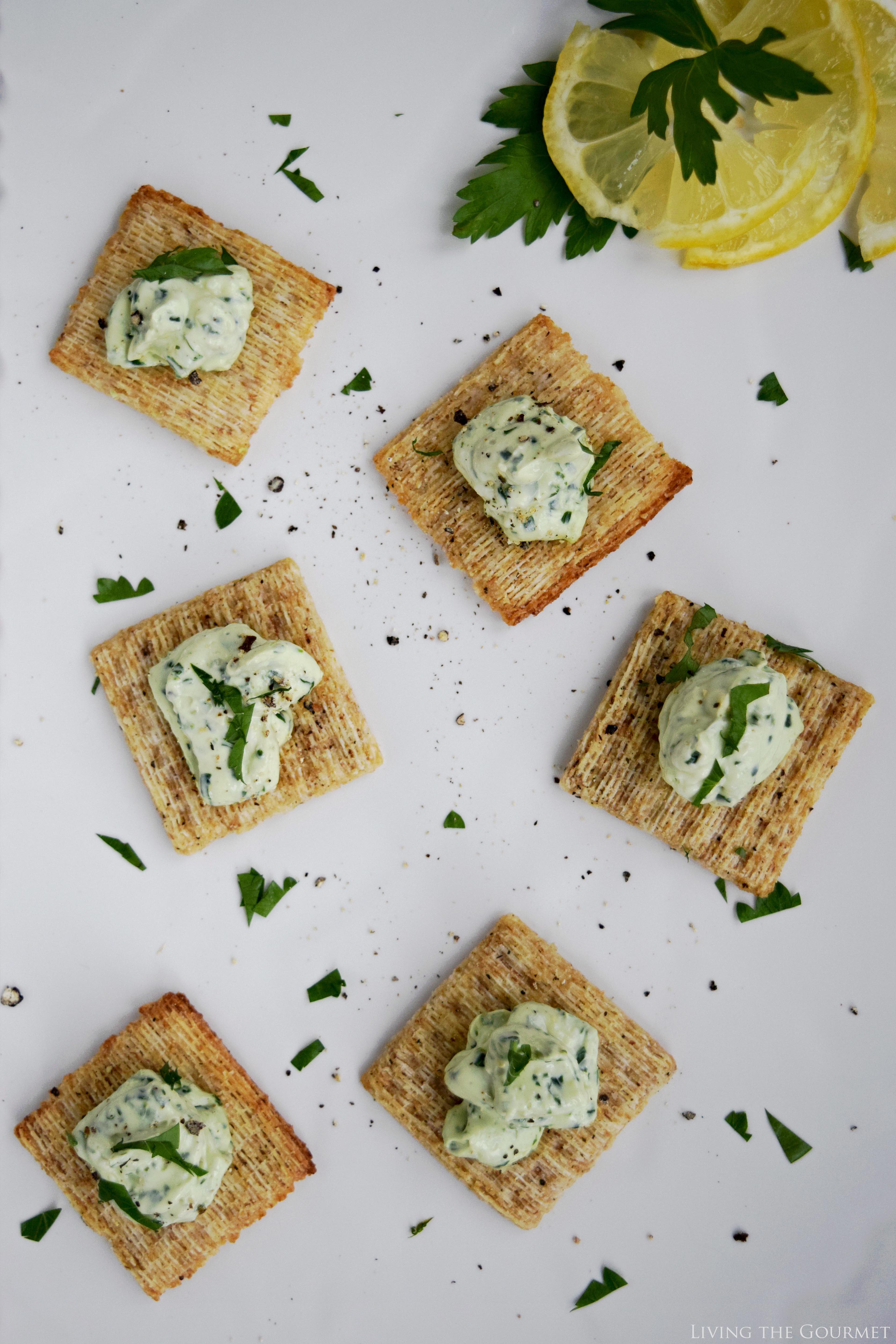 Living the Gourmet: Fresh Cream Cheese Gremolata Hors D'oeuvres | #MadeForMore #Walmart