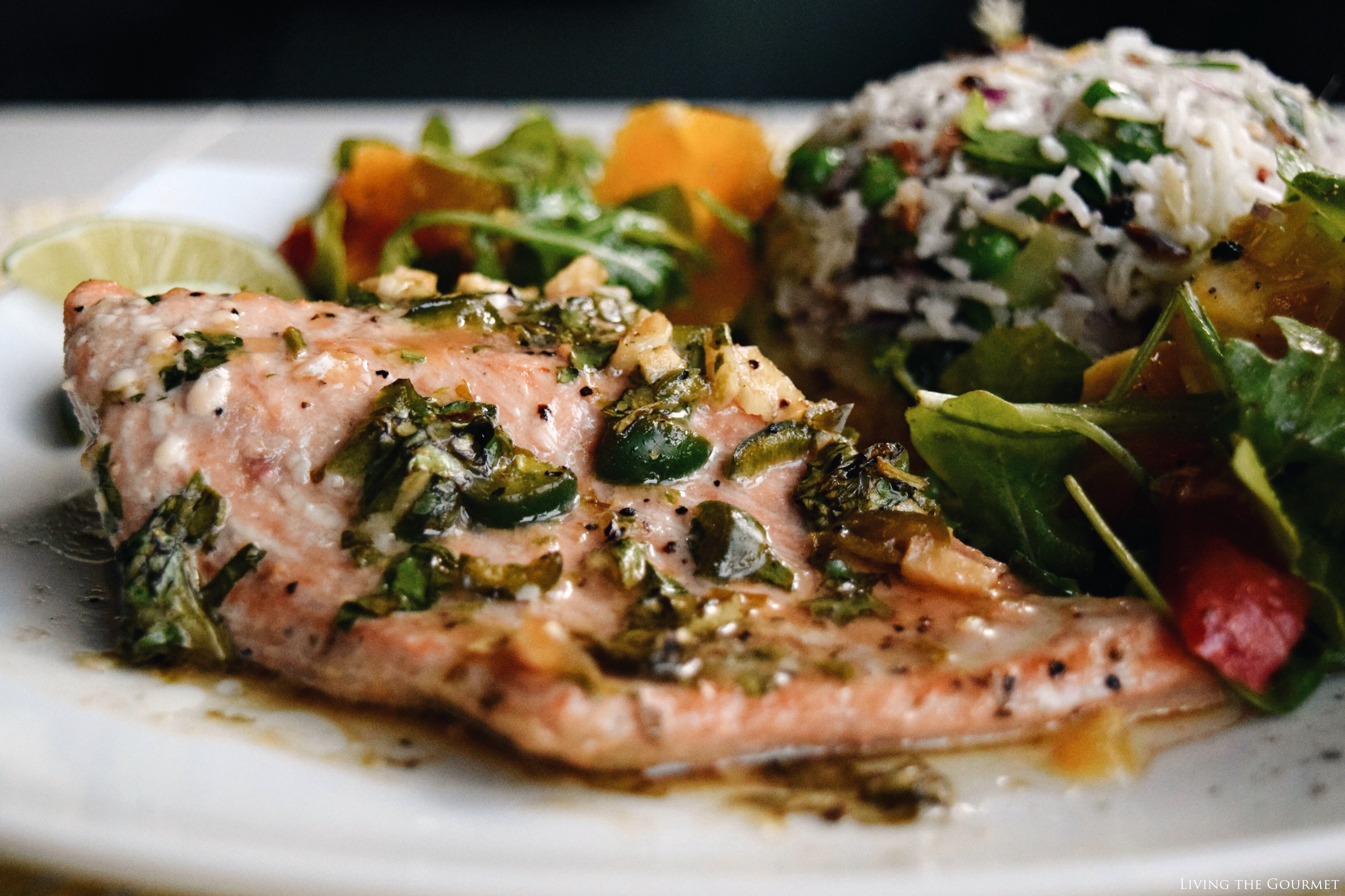 Living the Gourmet: Southwest Style Salmon