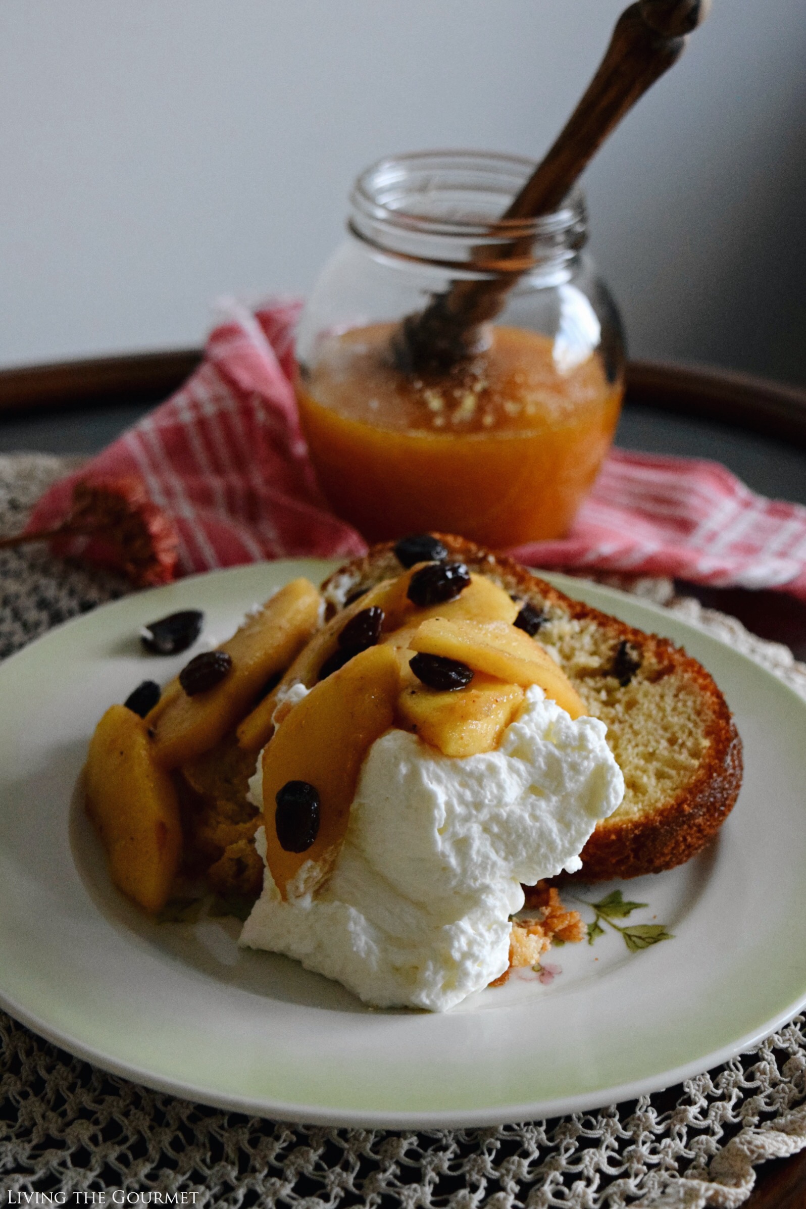 Living the Gourmet: Apple Honey Blossom Bundt | #BundtBakers
