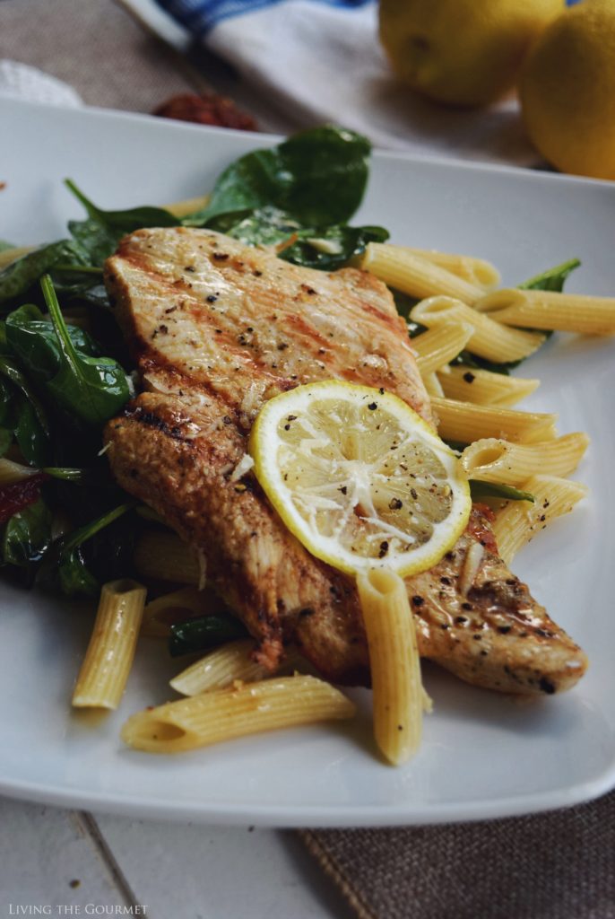Living the Gourmet: Bistro Style Penne and Lemon Chicken | #FamilyPastaTime #ad