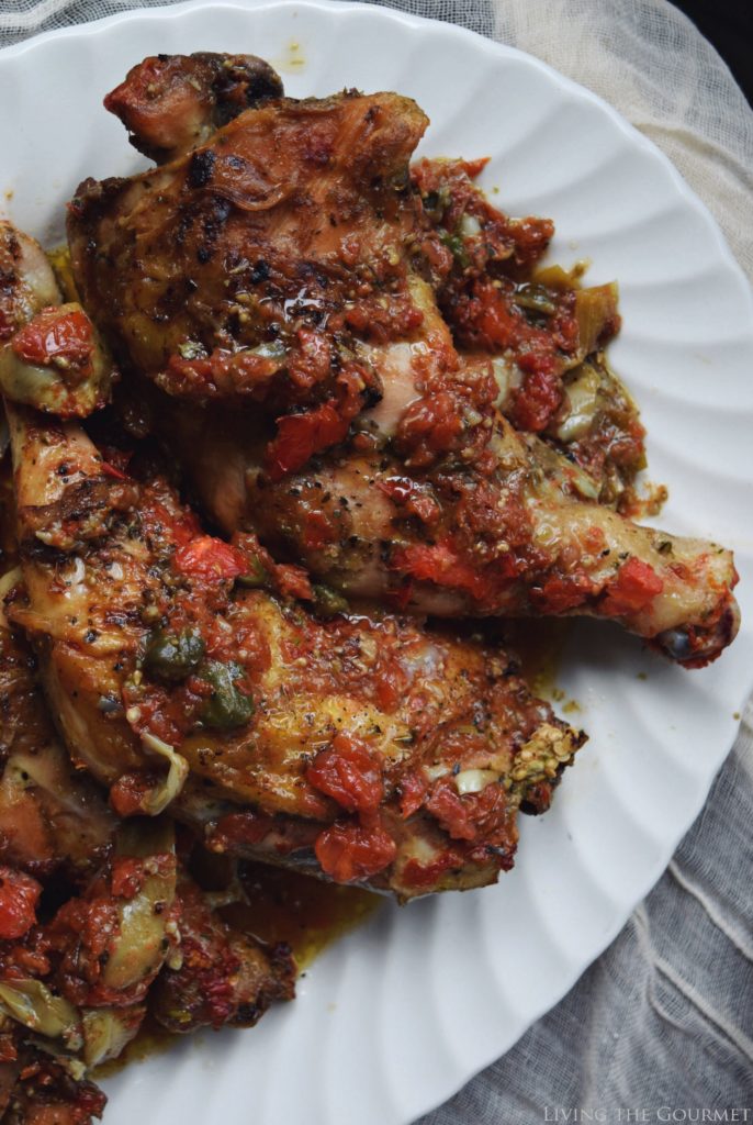 Living the Gourmet: Mediterranean Style Chicken | #MyDorot #ElevateYourPlate #ad