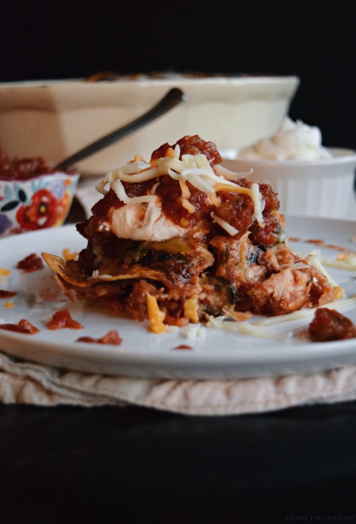 Living the Gourmet: Chicken Enchilada Casserole